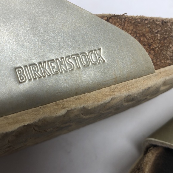 Birkenstock Arizona Girl’s Gold Sandals - Picture 6 of 13